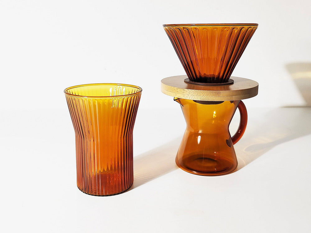 AmBarista Hand Drip Coffee Set | Glass Pour Over Set | Woozy Alpaca