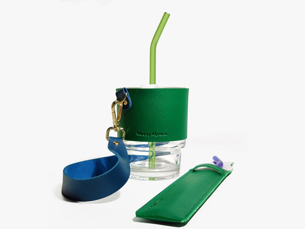 VIVIZ ウナ VERSUS ポップアップカフェ限定レンチキュラー Reusable Cup With Lid, Straw & Bouch | Heat-resistant Borosilicate