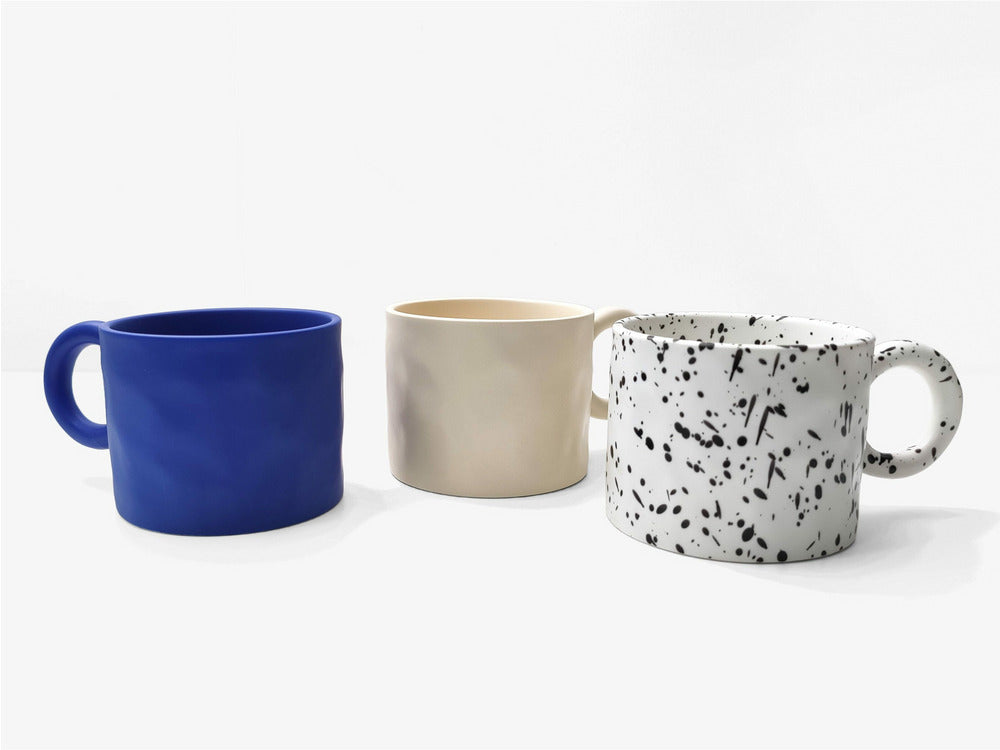 mugs, mug, IKB mug, big handdle mug, International Klein Blue, International Klein Blue mug, artistic mug