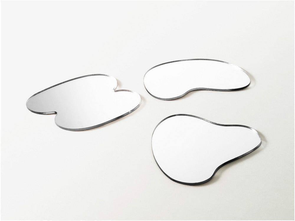 Mirror Coasters, Coaster, Acrylic Coaster, Insulation coaster, modern style, modern style coaster, artistic coaster, home d?cor idea, home design idea, tableware